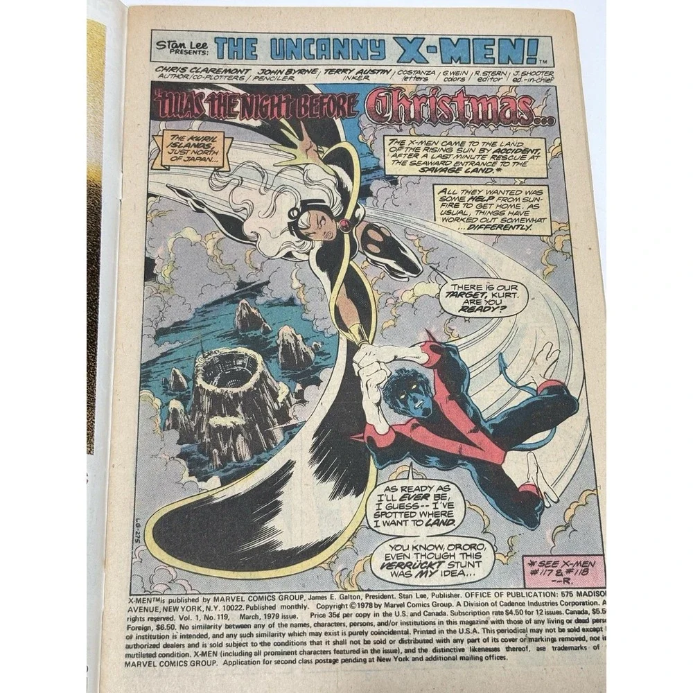 X-MEN #119 - MARCH 1979 - Bronze Age - Moses‎ Magnum & Colleen WIng